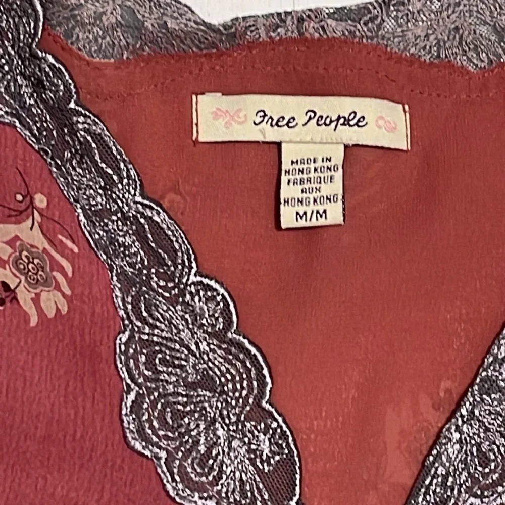 Free People Woman Floral Pattern Dress Size M - Picture 5 of 12